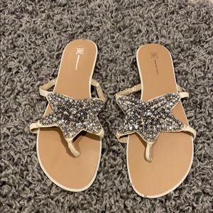 INC Starfish  blinged Sandals